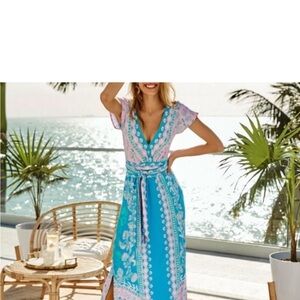 Lilly Pulitzer Esmarella maxi dress small